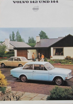 Volvo 142 144 Modelprogram 1967 Carbrochure (5301)